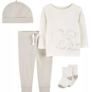Carter's 4-Piece Elephant Outfit Set for babies